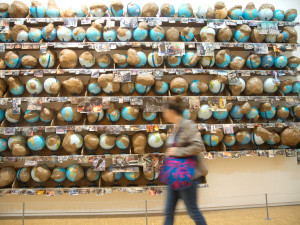 Mundos problema en el Centre Georges Pompidou.